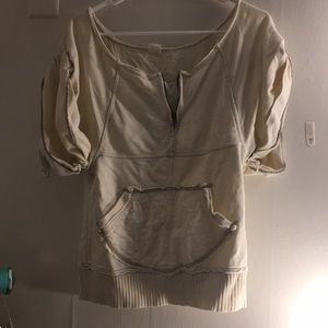 Free People boxy sweatshirt